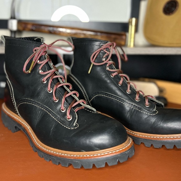 Red Wing 2935 Lineman Black Chrome with Vibram’s Lug Sole 360 Storm Welt 9.5D - Picture 7 of 7